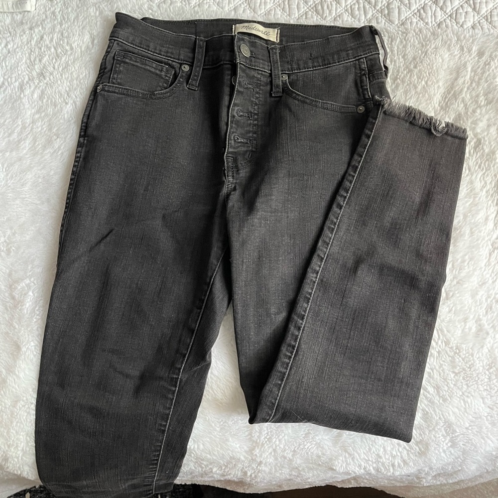 Madewell frayed jeans